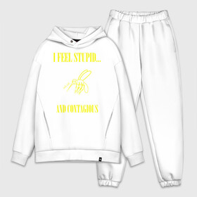 Мужской костюм хлопок OVERSIZE с принтом NIRVANA (Smells Like Teen Spirit) в городе Новоалтайск,  |  | cobain | kurt | nirvana | smells | song | spirit | teen | кобейн | курт | нирвана