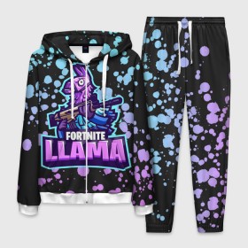 Мужской костюм 3D с принтом Fortnite LLAMA в городе Новоалтайск, 100% полиэстер | Манжеты и пояс оформлены тканевой резинкой, двухслойный капюшон со шнурком для регулировки, карманы спереди | battle | fortnite | funny | kills | royale | save | season | the | twitch | world | битва | борьба | зомби | королевская | оружие | скины | стратегия | фортнайт