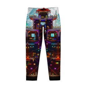 Детские леггинсы 3D с принтом Terraria в городе Новоалтайск, полиэстер 85%, спандекс 15% | эластичный пояс, зауженный крой | Тематика изображения на принте: game | pixel | terraria | игра | пиксель | террариа