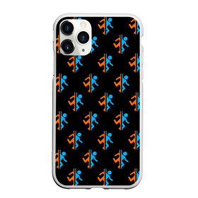 Чехол для iPhone 11 Pro матовый с принтом PORTAL в городе Новоалтайск, Силикон |  | aperture laboratories | glados | portal | portal 2 | valve | гладос | портал | портал 2 | челл