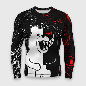 Мужской рашгард 3D с принтом monokuma хохочет в городе Новоалтайск,  |  | anime | bear | black  white | danganronpa | kurokuma | monodam | monokuma | monomi | monotaro | rabbit | school | shirokuma | аниме | главарь | мoноми | монокума | черно белый | школа