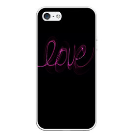 Чехол для iPhone 5/5S матовый с принтом Love надпись в городе Новоалтайск, Силикон | Область печати: задняя сторона чехла, без боковых панелей | 14 февраля | 8 марта | в | валентинов день | влюблен | влюбленность | влюбленные | вместе навсегда | девичник | девушке | день влюбленных | для жены | дочери | жене | любимая | любимой | любимому