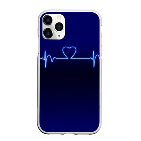 Чехол для iPhone 11 Pro матовый с принтом Кардиограмма про любовь в городе Новоалтайск, Силикон |  | Тематика изображения на принте: 14 февраля | 8 марта | валентинов день | влюблен | влюбленность | влюбленные | вместе навсегда | девичник | девушке | день вл | для жены | здоровье | кардиограмма | любимая | любимый | люблю