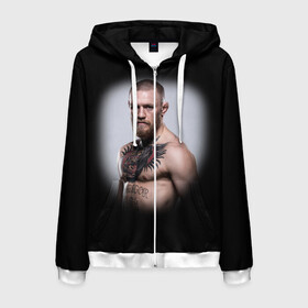 Мужская толстовка 3D на молнии с принтом Conor McGregor в городе Новоалтайск, 100% полиэстер | длина до линии бедра, манжеты и пояс оформлены мягкой тканевой резинкой, двухслойный капюшон со шнурком для регулировки, спереди молния, по бокам два кармана | conor | conor mcgregor | mcgregor | mma | ufc | бокс | борьба | конор | конор мак грегор | мма | юфс