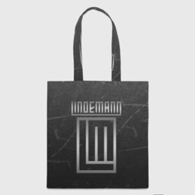 Шоппер 3D с принтом LINDEMANN в городе Новоалтайск, 100% полиэстер | Плотность: 200 г/м2; Размер: 34×35 см; Высота лямок: 30 см | lindemann | lm | rock | кристиан лоренц | линдеманн | лм | музыка | рок | тилль линдеманн