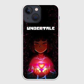 Чехол для iPhone 13 mini с принтом UNDERTALE FRISK в городе Новоалтайск,  |  | asriel dreemurr | chara | frisk | gaster blaster | sans | undertale | азриэль дримурр | андертейл | андрайн | гастер | меттатон | санс | фриск | чара
