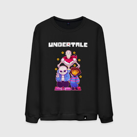 Мужской свитшот хлопок с принтом UNDERTALE в городе Новоалтайск, 100% хлопок |  | Тематика изображения на принте: asriel dreemurr | chara | frisk | gaster blaster | sans | undertale | азриэль дримурр | андертейл | андрайн | гастер | меттатон | санс | фриск | чара