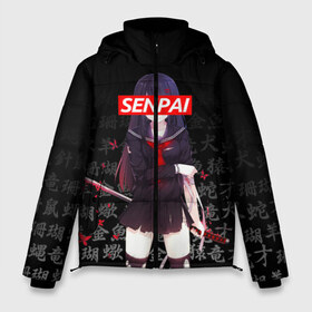 Мужская зимняя куртка 3D с принтом SENPAI ANIME в городе Новоалтайск, верх — 100% полиэстер; подкладка — 100% полиэстер; утеплитель — 100% полиэстер | длина ниже бедра, свободный силуэт Оверсайз. Есть воротник-стойка, отстегивающийся капюшон и ветрозащитная планка. 

Боковые карманы с листочкой на кнопках и внутренний карман на молнии. | ahegao | kawai | kowai | oppai | otaku | senpai | sugoi | waifu | yandere | ахегао | ковай | отаку | сенпай | яндере