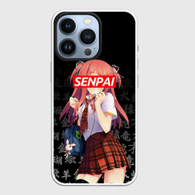Чехол для iPhone 13 Pro с принтом SENPAI ANIME в городе Новоалтайск,  |  | Тематика изображения на принте: ahegao | kawai | kowai | oppai | otaku | senpai | sugoi | waifu | yandere | ахегао | ковай | отаку | сенпай | яндере