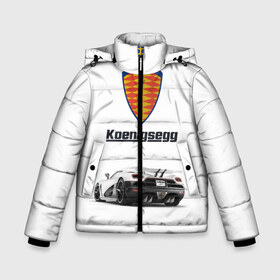 Зимняя куртка для мальчиков 3D с принтом Koenigsegg в городе Новоалтайск, ткань верха — 100% полиэстер; подклад — 100% полиэстер, утеплитель — 100% полиэстер | длина ниже бедра, удлиненная спинка, воротник стойка и отстегивающийся капюшон. Есть боковые карманы с листочкой на кнопках, утяжки по низу изделия и внутренний карман на молнии. 

Предусмотрены светоотражающий принт на спинке, радужный светоотражающий элемент на пуллере молнии и на резинке для утяжки | футболка 3d с принтом koenigsegg