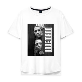 Мужская футболка хлопок Oversize с принтом Lindemann в городе Новоалтайск, 100% хлопок | свободный крой, круглый ворот, “спинка” длиннее передней части | industrial | lindemann | metal | pain | peter | rammstein | rock | tagtgren | till | индастриал | линдеманн | метал | петер | пэйн | раммштайн | рок | тилль | тэгтгрен