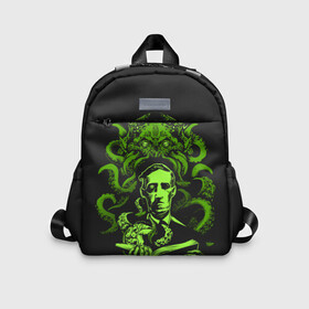 Детский рюкзак 3D с принтом Cthulhu в городе Новоалтайск, 100% полиэстер | лямки с регулируемой длиной, сверху петелька, чтобы рюкзак можно было повесить на вешалку. Основное отделение закрывается на молнию, как и внешний карман. Внутри дополнительный карман. По бокам два дополнительных кармашка | call of cthulhu | cthulhu | lovecraft | valaybalalay | валайбалалай | зов | ктулху | лавкрафт | мистика | монстры | ужасы | фэнтези | хоррор