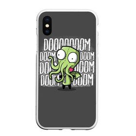 Чехол для iPhone XS Max матовый с принтом Ктулху в городе Новоалтайск, Силикон | Область печати: задняя сторона чехла, без боковых панелей | call of cthulhu | cthulhu | lovecraft | valaybalalay | валайбалалай | зов | ктулху | лавкрафт | мистика | монстры | ужасы | фэнтези | хоррор