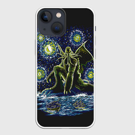 Чехол для iPhone 13 mini с принтом Ктулху в городе Новоалтайск,  |  | call of cthulhu | cthulhu | lovecraft | valaybalalay | валайбалалай | зов | ктулху | лавкрафт | мистика | монстры | ужасы | фэнтези | хоррор