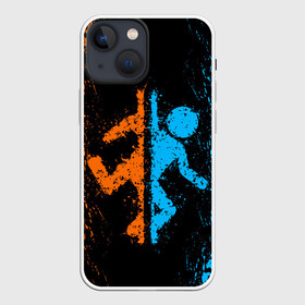 Чехол для iPhone 13 mini с принтом PORTAL в городе Новоалтайск,  |  | aperture laboratories | glados | portal | portal 2 | valve | гладос | портал | портал 2 | челл