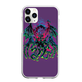 Чехол для iPhone 11 Pro матовый с принтом Ктулху в городе Новоалтайск, Силикон |  | call of cthulhu | cthulhu | lovecraft | valaybalalay | валайбалалай | зов | ктулху | лавкрафт | мистика | монстры | ужасы | фэнтези | хоррор