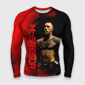 Мужской рашгард 3D с принтом Конор МакГрегор в городе Новоалтайск,  |  | conor mcgregor | m1 | the notorious | ufc | боевые | боец | борьба | единоборства | ирландский | искусства | конор макгрегор | м1 | мма | печально известный | смешанные | юфс