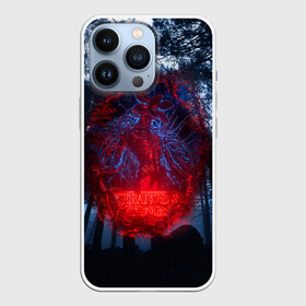 Чехол для iPhone 13 Pro с принтом Demogorgon Stranger Things в городе Новоалтайск,  |  | Тематика изображения на принте: demogorgon | monster | stranger | things | дела | демогоргон | драма | лес | монстр | научная фантастика | очень | сериал | странные | ужасы