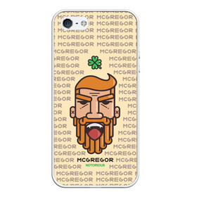 Чехол для iPhone 5/5S матовый с принтом MCGREGOR в городе Новоалтайск, Силикон | Область печати: задняя сторона чехла, без боковых панелей | conor | macgregor | mcgregor | ufc | конор | макгрегор | серроне макгрегор
