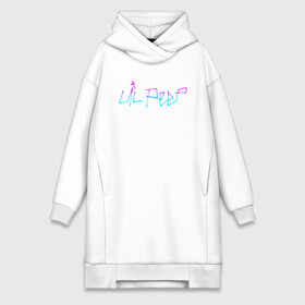 Платье-худи хлопок с принтом LIL PEEP (НА СПИНЕ) в городе Новоалтайск,  |  | lil peep | lil prince | pink | зарубежная музыка | лил пип | маленький принц