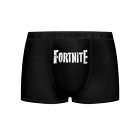 Мужские трусы 3D с принтом Fortnite в городе Новоалтайск, 50% хлопок, 50% полиэстер | классическая посадка, на поясе мягкая тканевая резинка | fortnite | фортнайт | черная футболка