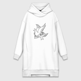 Платье-худи хлопок с принтом LIL PEEP в городе Новоалтайск,  |  | lil peep | lil prince | pink | зарубежная музыка | лил пип | маленький принц