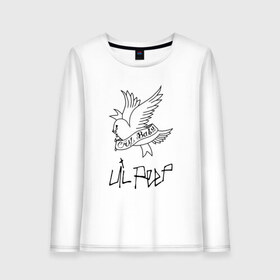 Женский лонгслив хлопок с принтом LIL PEEP в городе Новоалтайск, 100% хлопок |  | lil peep | lil prince | pink | зарубежная музыка | лил пип | маленький принц