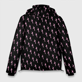 Мужская зимняя куртка 3D с принтом LiL PEEP Pattern в городе Новоалтайск, верх — 100% полиэстер; подкладка — 100% полиэстер; утеплитель — 100% полиэстер | длина ниже бедра, свободный силуэт Оверсайз. Есть воротник-стойка, отстегивающийся капюшон и ветрозащитная планка. 

Боковые карманы с листочкой на кнопках и внутренний карман на молнии. | lil peep | lil prince | pink | зарубежная музыка | лил пип | маленький принц