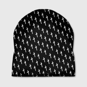 Шапка 3D с принтом LiL PEEP Pattern в городе Новоалтайск, 100% полиэстер | универсальный размер, печать по всей поверхности изделия | lil peep | lil prince | pink | зарубежная музыка | лил пип | маленький принц