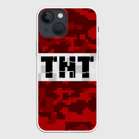 Чехол для iPhone 13 mini с принтом MINECRAFT TNT   МАЙНКРАФТ ТНТ в городе Новоалтайск,  |  | block | creeper | cube | minecraft | pixel | блок | геометрия | крафт | крипер | кубики | майнкрафт | пиксели
