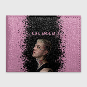 Обложка для студенческого билета с принтом LiL PEEP в городе Новоалтайск, натуральная кожа | Размер: 11*8 см; Печать на всей внешней стороне | Тематика изображения на принте: lil peep | lil prince | pink | зарубежная музыка | лил пип | маленький принц