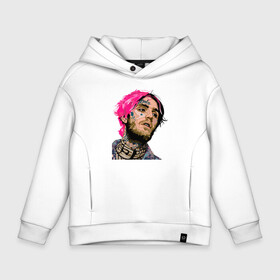 Детское худи Oversize хлопок с принтом Lil Peep в городе Новоалтайск, френч-терри — 70% хлопок, 30% полиэстер. Мягкий теплый начес внутри —100% хлопок | боковые карманы, эластичные манжеты и нижняя кромка, капюшон на магнитной кнопке | Тематика изображения на принте: lil | lil peep | music | new | peep | rap | rip | лил | музыка | пеп | пип | рэп | рэпер