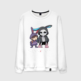 Мужской свитшот хлопок с принтом UNDERTALE в городе Новоалтайск, 100% хлопок |  | asriel dreemurr | chara | frisk | gaster blaster | sans | undertale | азриэль дримурр | андертейл | андрайн | гастер | меттатон | санс | фриск | чара