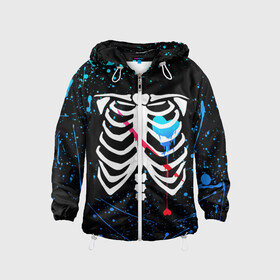 Детская ветровка 3D с принтом UNDERTALE | АНДЕРТЕЙЛ | САНС в городе Новоалтайск, 100% полиэстер | подол и капюшон оформлены резинкой с фиксаторами, по бокам два кармана без застежек, один потайной карман на груди | Тематика изображения на принте: asriel dreemurr | chara | frisk | gaster blaster | sans | undertale | азриэль дримурр | андертейл | андрайн | гастер | меттатон | санс | фриск | чара