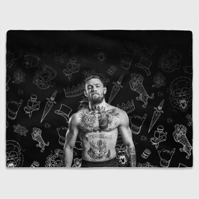 Плед 3D с принтом CONOR McGREGOR. в городе Новоалтайск, 100% полиэстер | закругленные углы, все края обработаны. Ткань не мнется и не растягивается | conor | conor mcgregor | ssru | ufs | бокс | дональд серроне | ирландский боец | конор | конор макгрегор | конор макгрегор vs дональд серроне | макгрегор | профессиональный бокс | смешанные бои