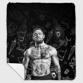 Плед с рукавами с принтом CONOR McGREGOR в городе Новоалтайск, 100% полиэстер | Закругленные углы, все края обработаны. Ткань не мнется и не растягивается. Размер 170*145 | conor | conor mcgregor | ssru | ufs | бокс | дональд серроне | ирландский боец | конор | конор макгрегор | конор макгрегор vs дональд серроне | макгрегор | профессиональный бокс | смешанные бои