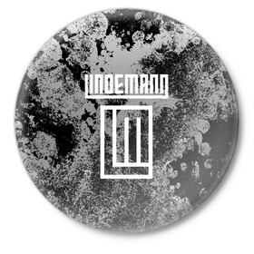 Значок с принтом LINDEMANN в городе Новоалтайск,  металл | круглая форма, металлическая застежка в виде булавки | Тематика изображения на принте: industrial | metal | paul l | rammstein | till lindemann | альтернативный рок | германия | кристиан лоренц | музыка | немцы | оливер ридель | пауль ландерс | рихард круспе | рок | тилль линдеманн