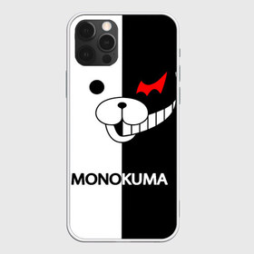 Чехол для iPhone 12 Pro Max с принтом MONOKUMA в городе Новоалтайск, Силикон |  | anime | bear | black  white | danganronpa | kurokuma | monodam | monokuma | monomi | monotaro | pink | rabbit | school | shirokuma | аниме | главарь | мoноми | монокума | черно белый | школа