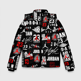 Зимняя куртка для мальчиков 3D с принтом MICHAEL JORDAN LOGOBOMBING в городе Новоалтайск, ткань верха — 100% полиэстер; подклад — 100% полиэстер, утеплитель — 100% полиэстер | длина ниже бедра, удлиненная спинка, воротник стойка и отстегивающийся капюшон. Есть боковые карманы с листочкой на кнопках, утяжки по низу изделия и внутренний карман на молнии. 

Предусмотрены светоотражающий принт на спинке, радужный светоотражающий элемент на пуллере молнии и на резинке для утяжки | 23 | bulls | chicago bulls | jordan | logo | michael jordan | nba | paris saint germain | psg | red | sport | быки | джордан | лого | майкл джордан | псж | спорт | чикаго буллс