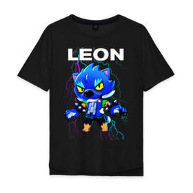 Мужская футболка хлопок Oversize с принтом Brawl Stars LEON в городе Новоалтайск, 100% хлопок | свободный крой, круглый ворот, “спинка” длиннее передней части | brawl | brawl stars | crow | leon | sally | shark | stars | акула | бравл | бравл старс | браво старс | игра | компьютерная | кров | леон | леон акула | онлайн | старс | шарк