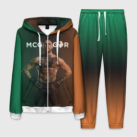 Мужской костюм 3D с принтом Conor McGregor в городе Новоалтайск, 100% полиэстер | Манжеты и пояс оформлены тканевой резинкой, двухслойный капюшон со шнурком для регулировки, карманы спереди | Тематика изображения на принте: conor | conor mcgregor | mcgregor | mma | ufc | бокс | борьба | конор | конор мак грегор | мма | юфс