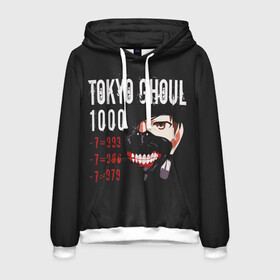 Мужская толстовка 3D с принтом Tokyo Ghoul в городе Новоалтайск, 100% полиэстер | двухслойный капюшон со шнурком для регулировки, мягкие манжеты на рукавах и по низу толстовки, спереди карман-кенгуру с мягким внутренним слоем. | ccg | cover | ghoul | jack | kaneki | kureo | mado | tokyo | touka | unravel | гуль | канеки кен | куинкс | сёдзё | сова | токийский | ужасы | хайсе сасаки