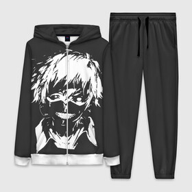 Женский костюм 3D с принтом Токийский гуль в городе Новоалтайск,  |  | ccg | cover | ghoul | jack | kaneki | kureo | mado | tokyo | touka | unravel | гуль | канеки кен | куинкс | сёдзё | сова | токийский | ужасы | хайсе сасаки