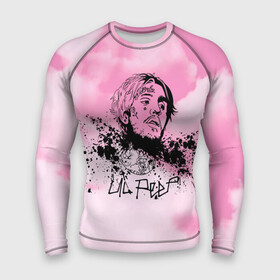 Мужской рашгард 3D с принтом LIL PEEP. в городе Новоалтайск,  |  | lil peep | lil prince | pink | зарубежная музыка | лил пип | маленький принц