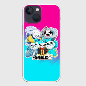 Чехол для iPhone 13 mini с принтом UNDERTALE в городе Новоалтайск,  |  | asriel dreemurr | chara | frisk | gaster blaster | sans | undertale | азриэль дримурр | андертейл | андрайн | гастер | меттатон | санс | фриск | чара