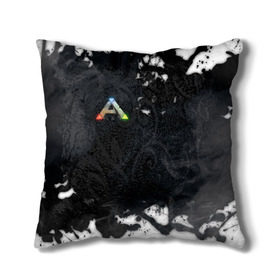 Подушка 3D с принтом Ark Survival Evolved в городе Новоалтайск, наволочка – 100% полиэстер, наполнитель – холлофайбер (легкий наполнитель, не вызывает аллергию). | состоит из подушки и наволочки. Наволочка на молнии, легко снимается для стирки | ark survival evolved | dino | game | динозавр | игры