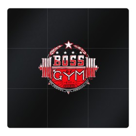 Магнитный плакат 3Х3 с принтом Boss of GYM (акварель) в городе Новоалтайск, Полимерный материал с магнитным слоем | 9 деталей размером 9*9 см | aniki | aquarell | art | billy | billy herrington | gachi | gachimuchi | van | акварель | аники | арт | вэн | гачи | гачибасс | гачимучи