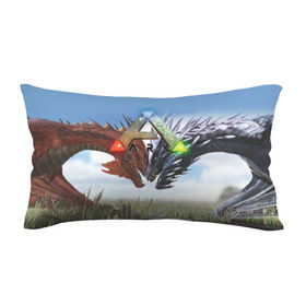 Подушка 3D антистресс с принтом Ark Survival Evolved в городе Новоалтайск, наволочка — 100% полиэстер, наполнитель — вспененный полистирол | состоит из подушки и наволочки на молнии | ark survival evolved | dino | game | динозавр | игры