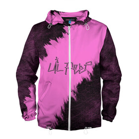 Мужская ветровка 3D LIL PEEP: в городе Новоалтайск, 100% полиэстер | подол и капюшон оформлены резинкой с фиксаторами, два кармана без застежек по бокам, один потайной карман на груди | 3d | lil peep | исполнитель | лил | лого | логотип | музыка | надпись | певец | пип | реп