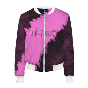 Женский бомбер 3D LIL PEEP: в городе Новоалтайск, 100% полиэстер | застегивается на молнию, по бокам два кармана без застежек, мягкие манжеты, по низу бомбера и на воротнике — эластичная резинка | 3d | lil peep | исполнитель | лил | лого | логотип | музыка | надпись | певец | пип | реп
